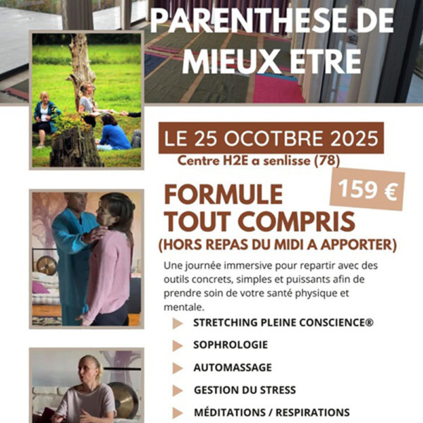 parenthèse de mieux être 25 octobre 2025