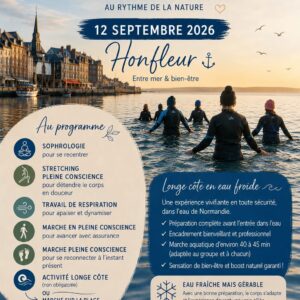 Journée Immersive Bien-Être à Honfleur – Sophrologie, Respiration et Marche dans l&rsquo;Eau de Mer