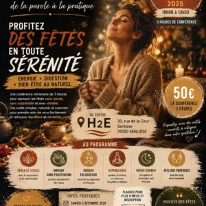 Conférence immersive – Profitez des fêtes en pleine forme – Senlisse (78)