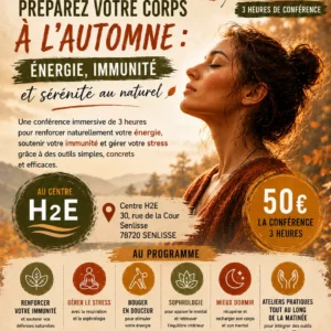 Conférence immersive – Préparer son corps et son mental à l&rsquo;automne | Respiration, immunité et gestion du stress